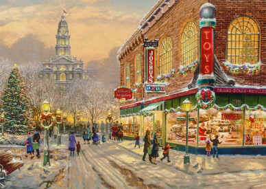 Thomas Kinkade: A Christmas wish, 1000 palaa