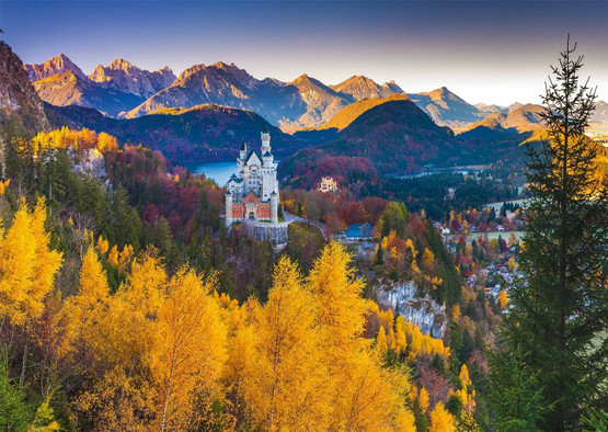 Autumnal Neuschwanstein, 1000 palaa