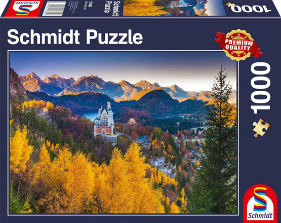 Autumnal Neuschwanstein, 1000 palaa
