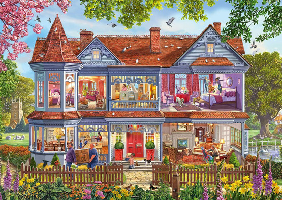 House in Spring, 1000 palaa