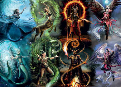 Anne Stokes - Elemental Magic, 1000 palaa