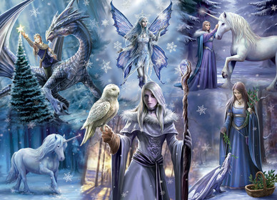 Anne Stokes - Winter Fantasy, 1000 palaa