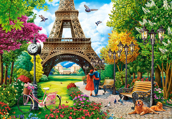 Spring in Paris, 1000 palaa