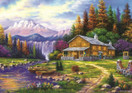 Sunset in the Mountains, 1000 bitar