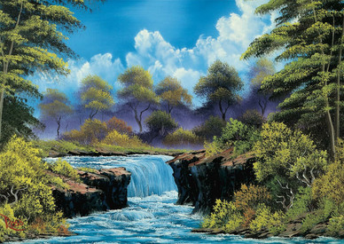 Bob Ross: Waterfall in the Glade, 1000 palaa