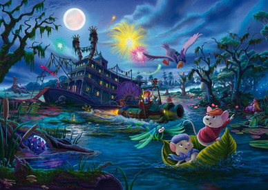 Thomas Kinkade: Disney – The Rescuers, 1000 palaa