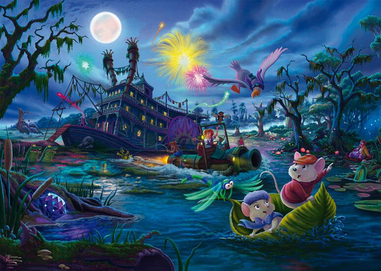 Thomas Kinkade: Disney – The Rescuers, 1000 palaa