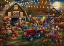 Thomas Kinkade: Disney – Mickey and Minnie Pumpkin Festival, 1000 palaa