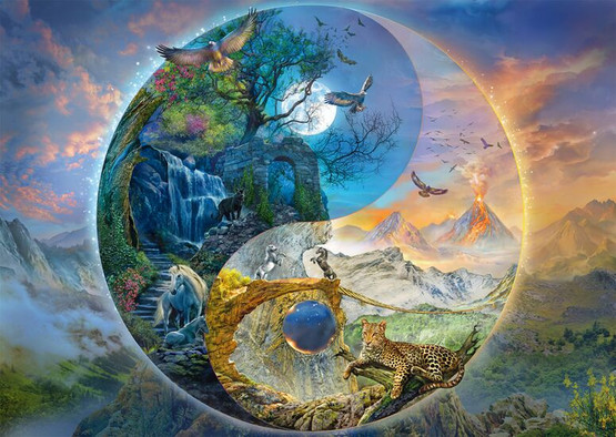 Silvia Christoph: Yin & Yang Mountain world, 1000 palaa