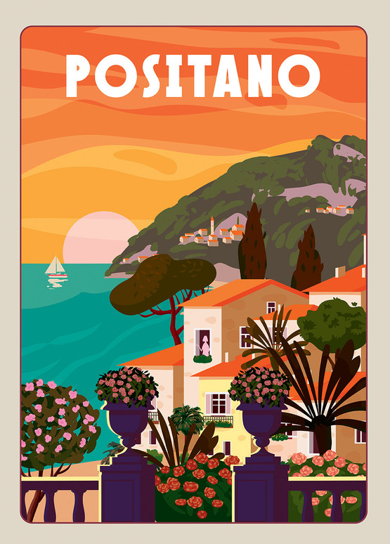 Positano, 500 palaa