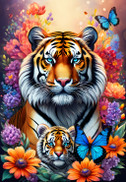 Tigers - Maternal Love Collection, 1000 palaa