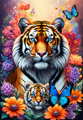 Tigers - Maternal Love Collection, 1000 palaa