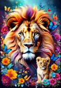 Lions - Maternal Love Collection, 1000 palaa