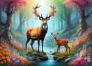 Cerf Majestueux, 500 palaa