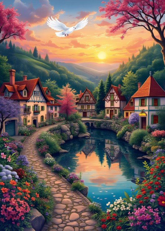 The Village by the Lake, 500 bitar