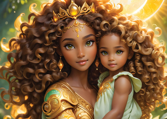 2 x 500 - La Lune et le Soleil - Collection Mère et Fille, 500 palaa