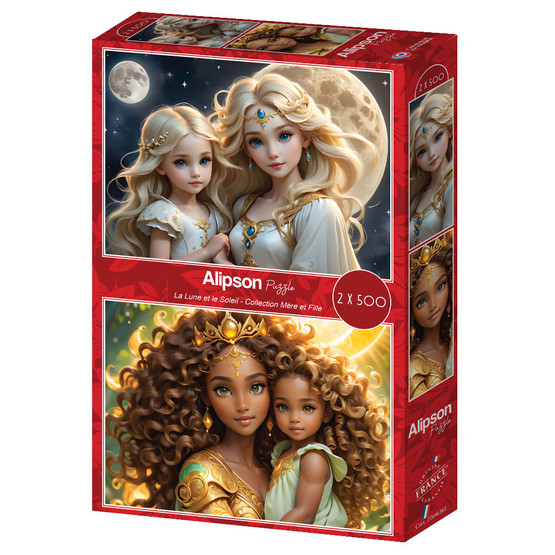 2 x 500 - La Lune et le Soleil - Collection Mère et Fille, 500 palaa