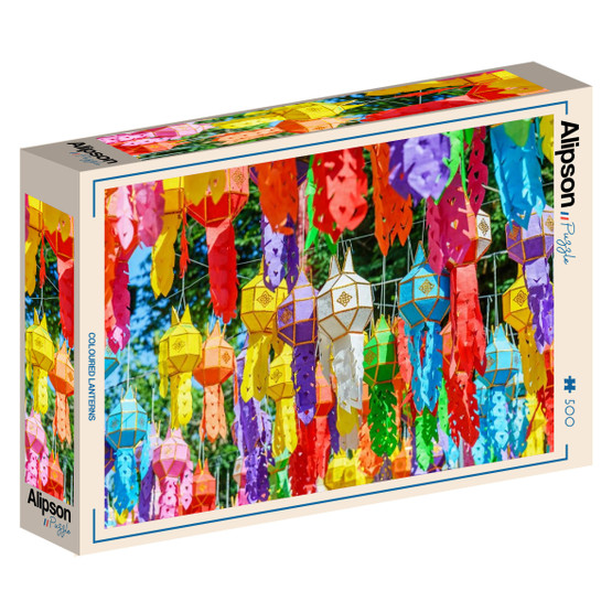 Coloured lanterns, 500 palaa