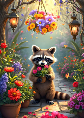 Raccoon's Secret Garden, 500 palaa