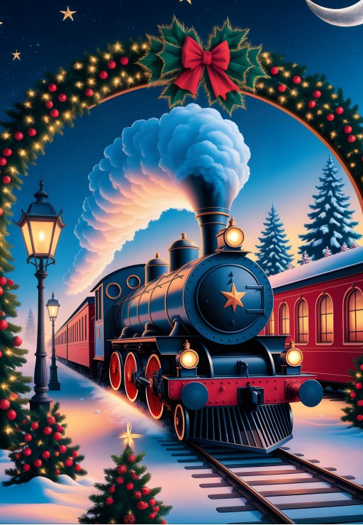 The Magic Christmas Train, 1000 palaa
