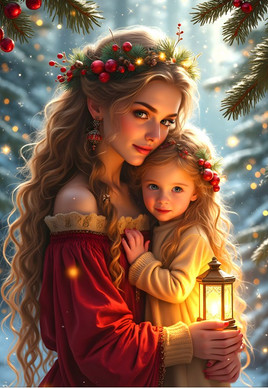 Tendresse de Noël - Mother and Daughter Collection, 1000 palaa