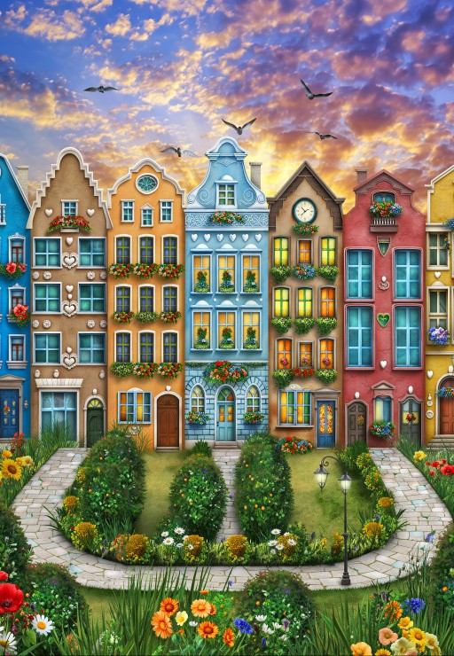 The Rainbow Village, 1000 palaa