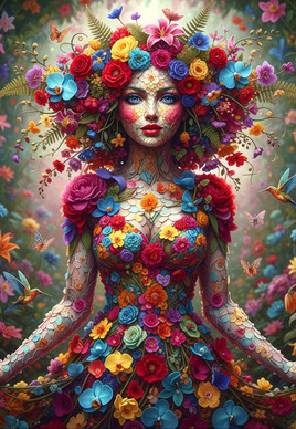 Woman Flowers, 1000 palaa