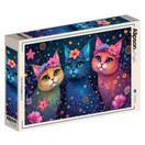 Trio of Dreaming Cats, 1000 palaa