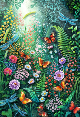 Butterflies in the Garden, 1000 bitar
