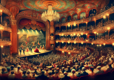 Theater Scene, 1000 palaa