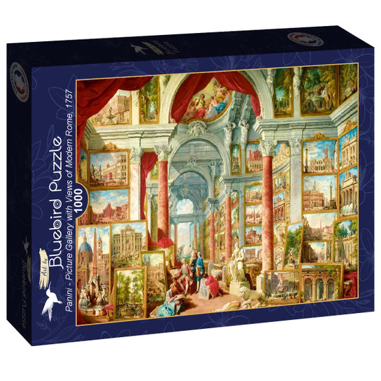 Panini - Picture Gallery with Views of Modern Rome, 1000 bitar