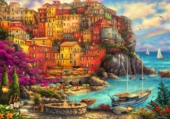 A Beautiful Day at Cinque Terre, 2000 palaa