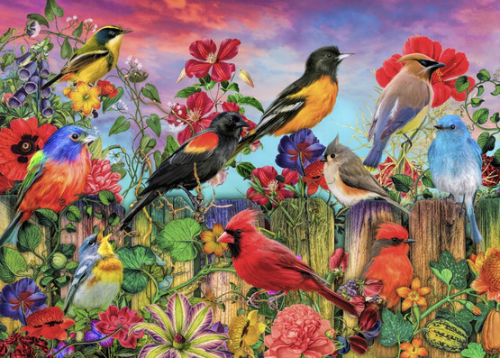 Birds and Blooms Garden, 500 palaa