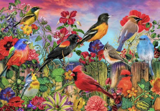 Birds and Blooms Garden, 1000 palaa