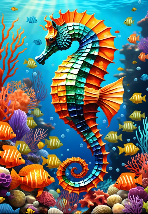 Seahorse, 1000 palaa