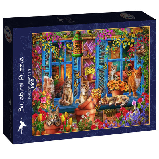 Window Shelf Cats, 1000 palaa