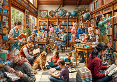 Bookstore, 2000 Bitar