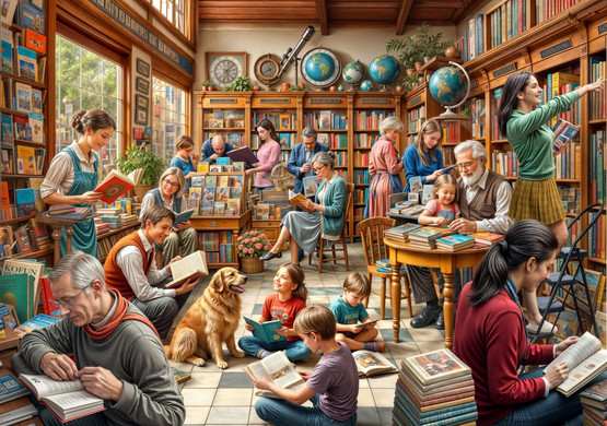 Bookstore, 2000 Bitar