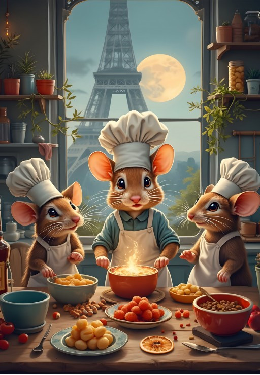 Little Chefs of Paris, 1000 bitar