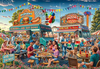 Food Trailer, 1000 bitar