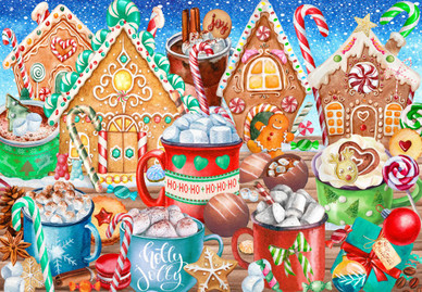 Candy Canes And Cocoa, 1000 palaa