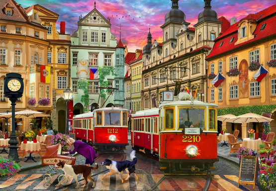 Prague Trolley's, 1000 palaa