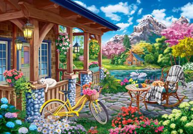 Evening House in the Mountains, 1000 palaa