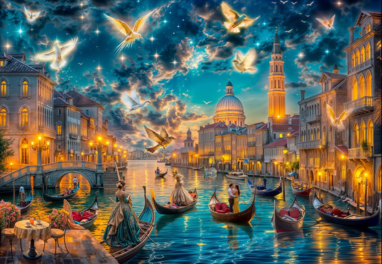 Magical Trip to Venice, 1000 palaa