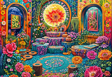 Peace Room, 1000 bitar