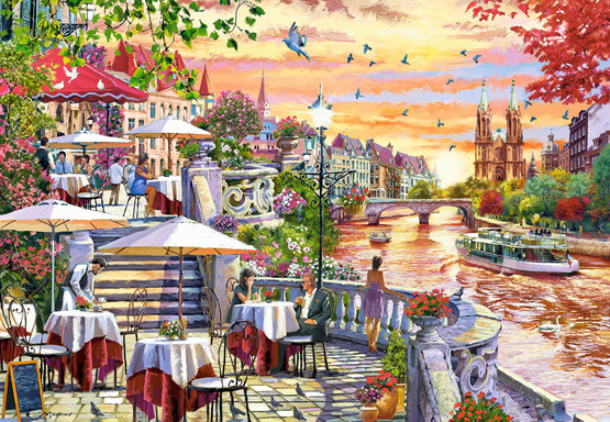 Romantic City Sunset, 1000 bitar