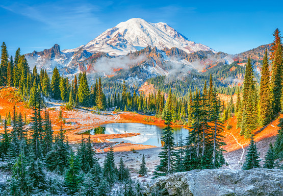 Mount Rainier National Park, USA, 1000 palaa
