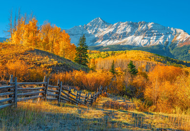 View Of Wilson Peak In Autumn, USA, 1000 palaa