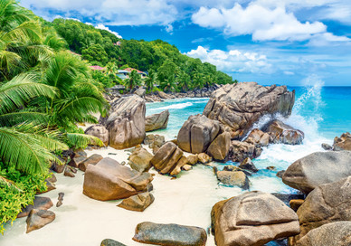 La Digue Island, Seychelles, 500 palaa