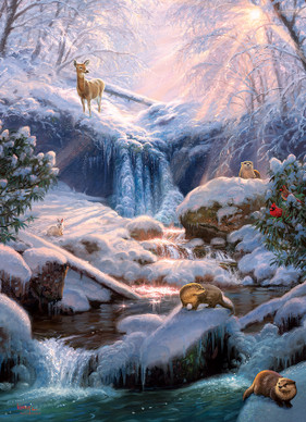 Mystic Falls in Winter, 1000 bitar